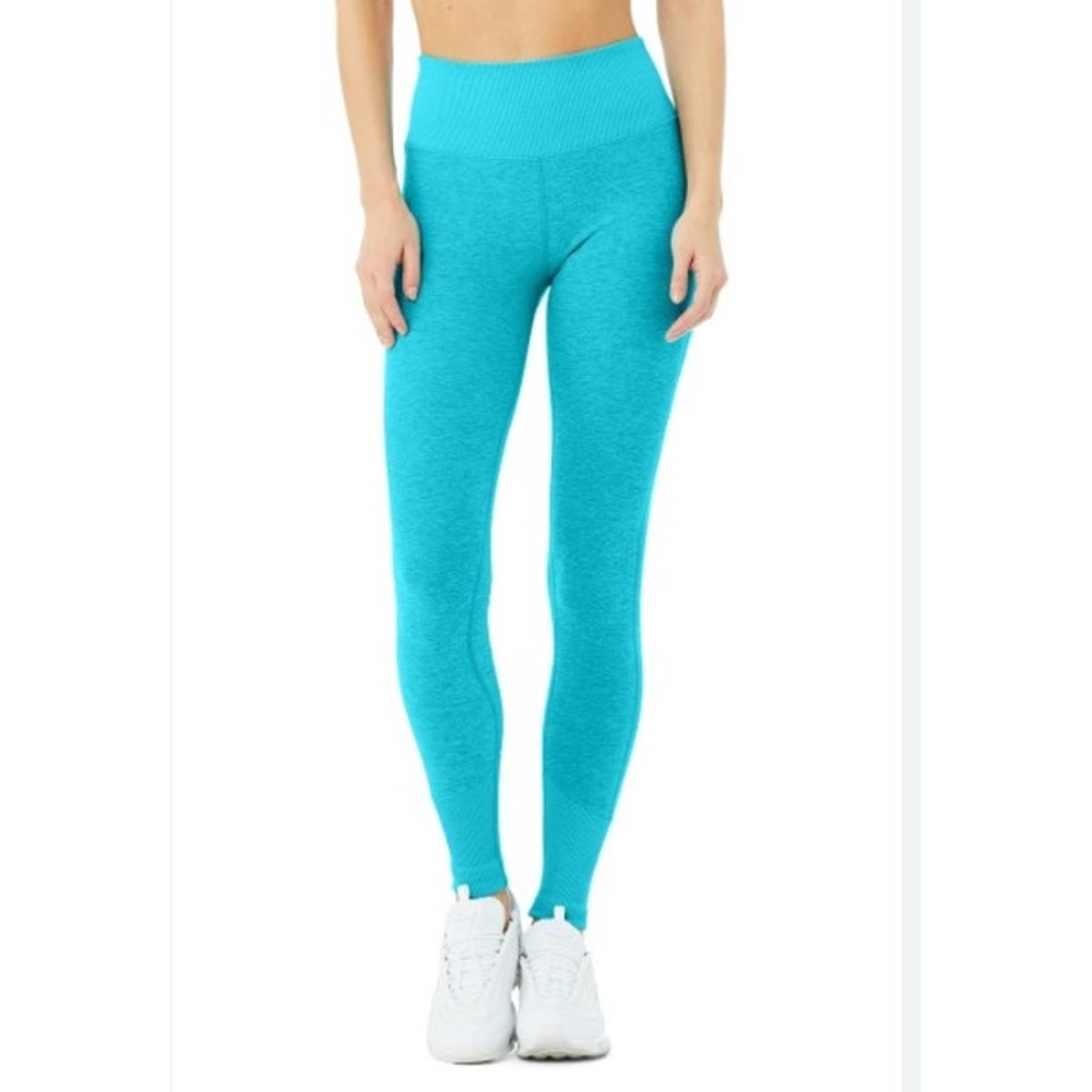 Alo Yoga alosoft High-Waist Airbrush Leggings - blue quartz